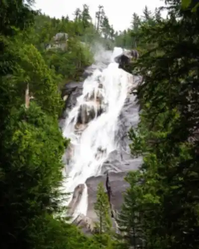 Shannon Falls Provincial Park hiking trail - natural landscape