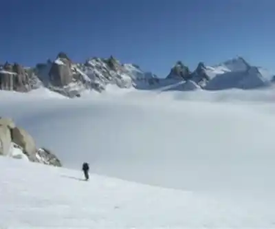Mont Blanc hiking trail - natural landscape