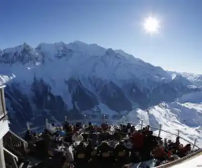 Hiking view of Mont Blanc