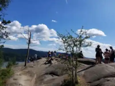 Paysage de Quarry Rock - randonnée pédestre