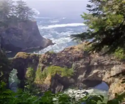 Oregon Coast Trail hiking trail - natural landscape