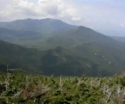 Galehead Mountain, New Hampshire hiking trail - natural landscape