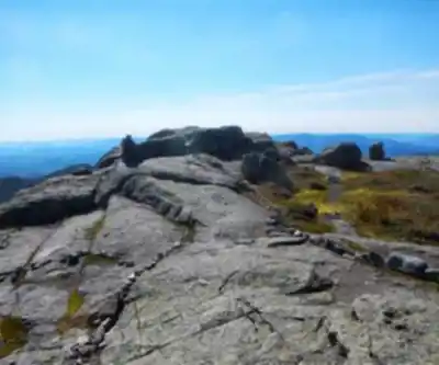 Vue en randonnée de Little Haystack, New York