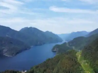 Indian Arm hiking trail - natural landscape