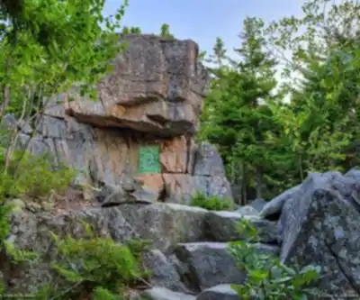 Vue en randonnée de Gorham Mountain, Maine
