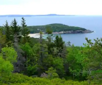 Sentier de randonnée Gorham Mountain, Maine - paysage naturel