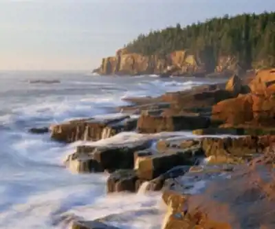 Sentier de randonnée Acadia Mountain, Maine - paysage naturel