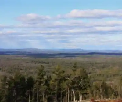 Vue en randonnée de Mount Agamenticus, Maine