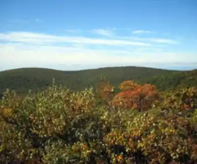 Hiking view of Round Mountain, New York