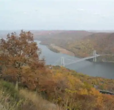 Hiking view of Bear Den Mountain, New York