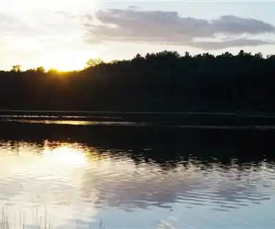 Marten River Provincial park hiking trail - natural landscape