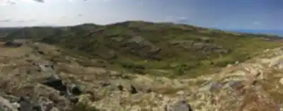 Hiking view of Mont Groulx