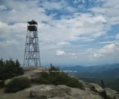 Hurricane Mountain, New York hiking trail - natural landscape