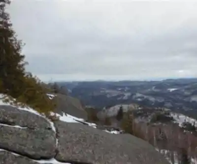 Bald Peak, New York hiking trail - natural landscape
