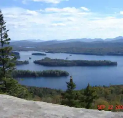 Blue Mountain, New York hiking trail - natural landscape