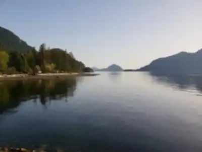 Vue en randonnée de Porteau Cove Marine Park