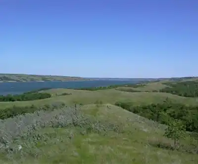 Sentier de randonnée Buffalo Pound Provincial Park - paysage naturel