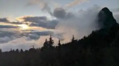 Alouette Mountain hiking trail - natural landscape