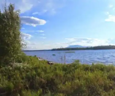 Hiking view of East Kennebago Mountain, Maine