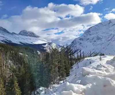 Hiking view of Panther Falls