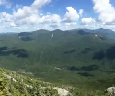 Doubletop Mountain, Maine hiking trail - natural landscape