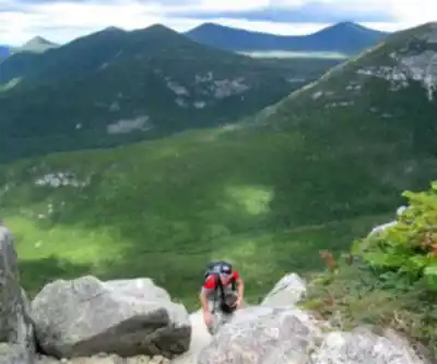 Katahdin, Maine hiking trail - natural landscape