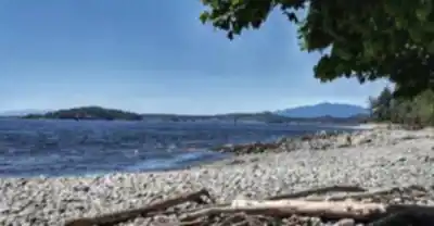 Hiking view of Sunshine Coast Trail