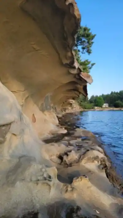 Paysage de Gabriola Island - randonnée pédestre
