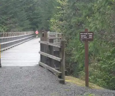 Cowichan River Provincial Park hiking trail - natural landscape