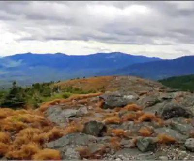 Hiking view of Mount Abraham, Maine