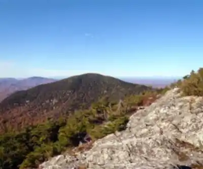 Hiking view of Big Jay, Vermont