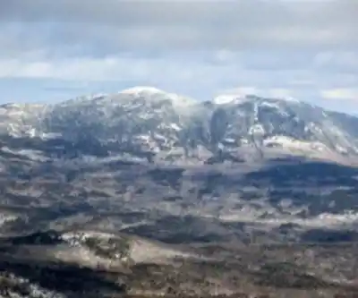 Vue en randonnée de Bigelow Mountain, Maine