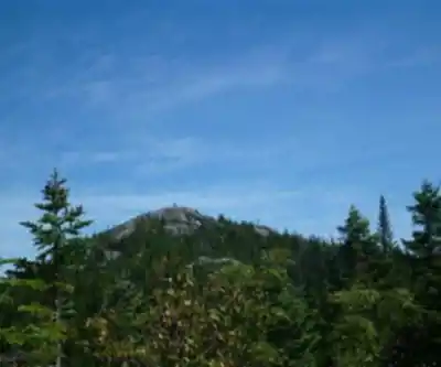 Hiking view of Cranberry Peak, Maine
