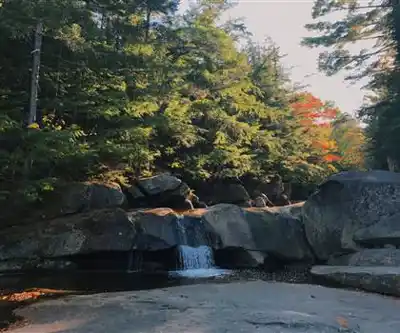 Baldpate Mountain-West Peak, Maine hiking trail - natural landscape