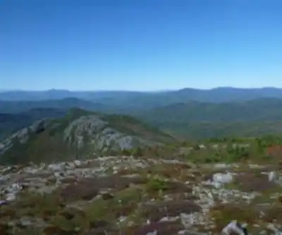 Little Jackson Mountain, Maine hiking trail - natural landscape