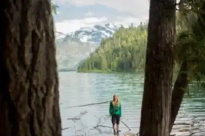 Hiking view of Cheakamus Lake