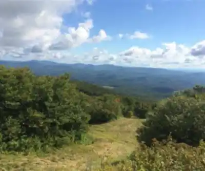 Hiking view of Peru Peak, Vermont