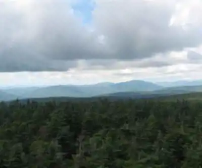 Glastenbury Mountain, Vermont hiking trail - natural landscape