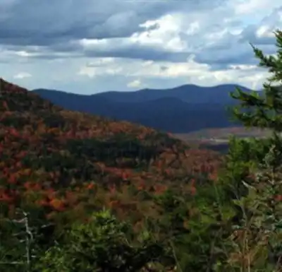 Panther Peak, New York hiking trail - natural landscape