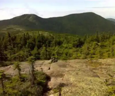 Hiking view of Goose Eye Mountain, Maine