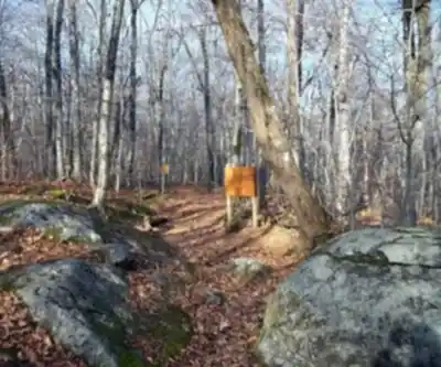 Hiking view of Bear Mountain, Vermont
