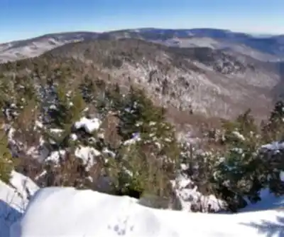 West Kill Mountain, New York hiking trail - natural landscape