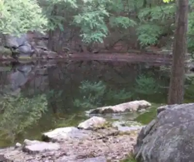 Hiking view of Lost Pond Peak, New York