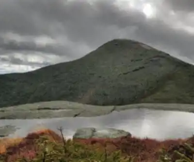 Wright Peak, New York hiking trail - natural landscape