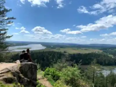 Hiking view of Minnekhada Regional Park