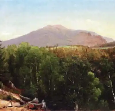 Vue en randonnée de Mount Lafayette, New Hampshire