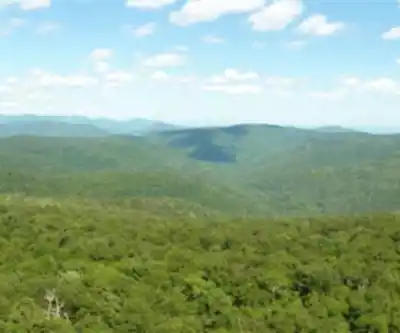 Sentier de randonnée Panther Mountain, New York - paysage naturel