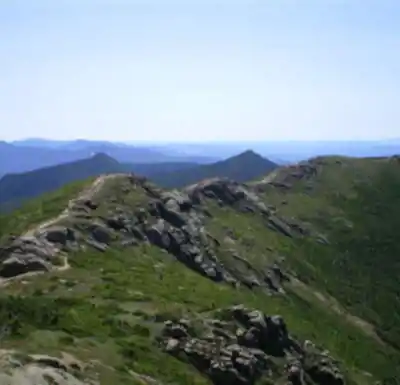 Hiking view of Mount Lincoln, New Hampshire