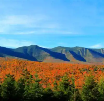 Mount Lincoln, New Hampshire hiking trail - natural landscape
