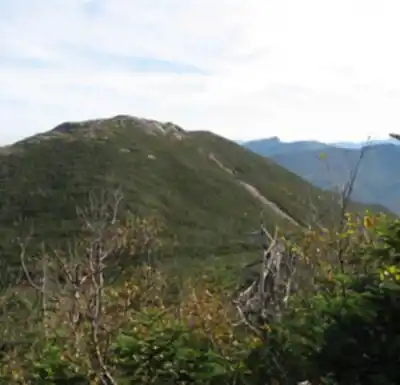 Big Slide Mountain, New York hiking trail - natural landscape